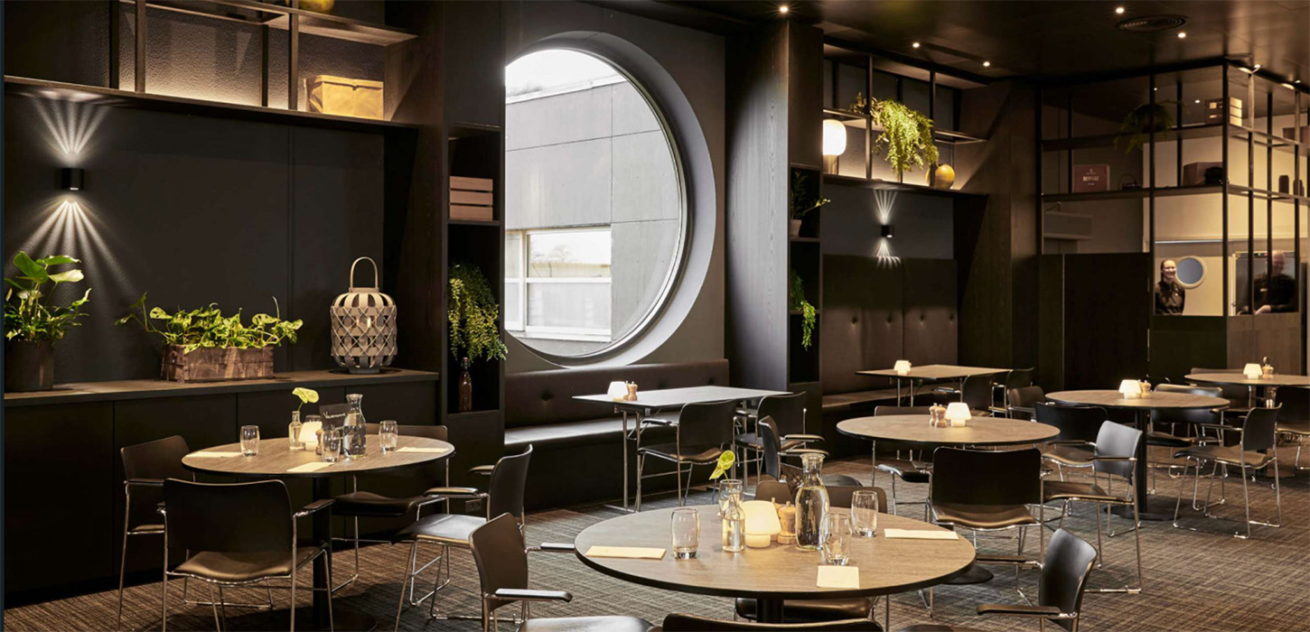 Dejlige stemning i Comwell Middelfarts spisesal