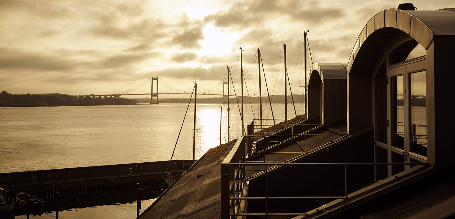 Udsigt fra Hotellet - Kongebrogaarden - Middelfart