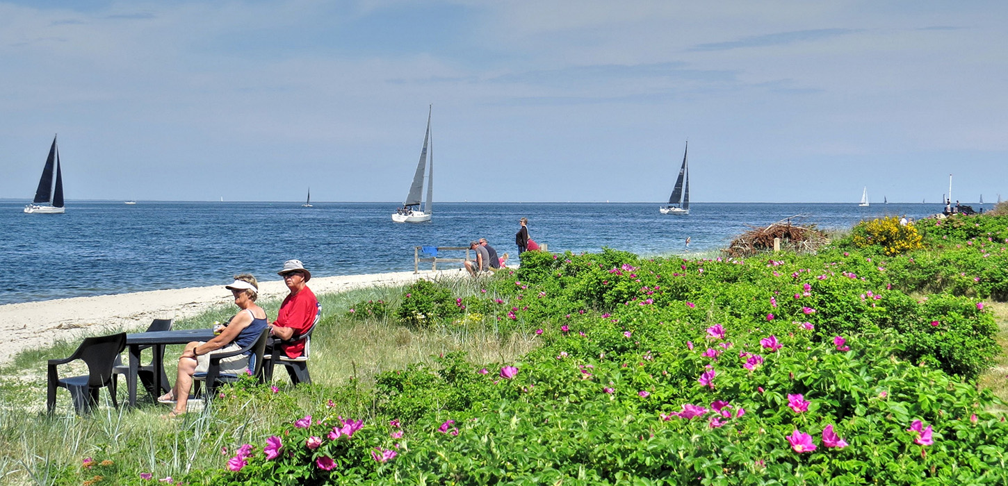 Strib Nordstrand i Middelfart er en blå flag strand