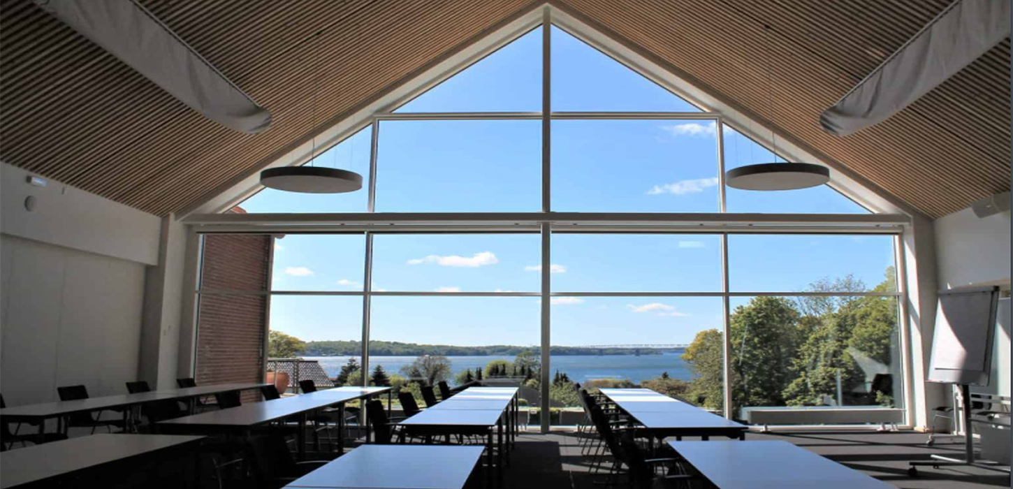 Udsigt fra mødelokale på Severin i Middelfart