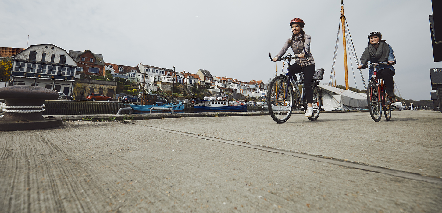Cykeltur på Gl. havn i Middelfart