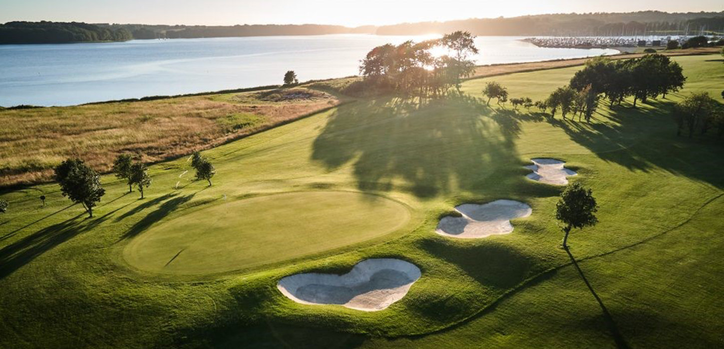 Den smukke golfbane i Middelfart