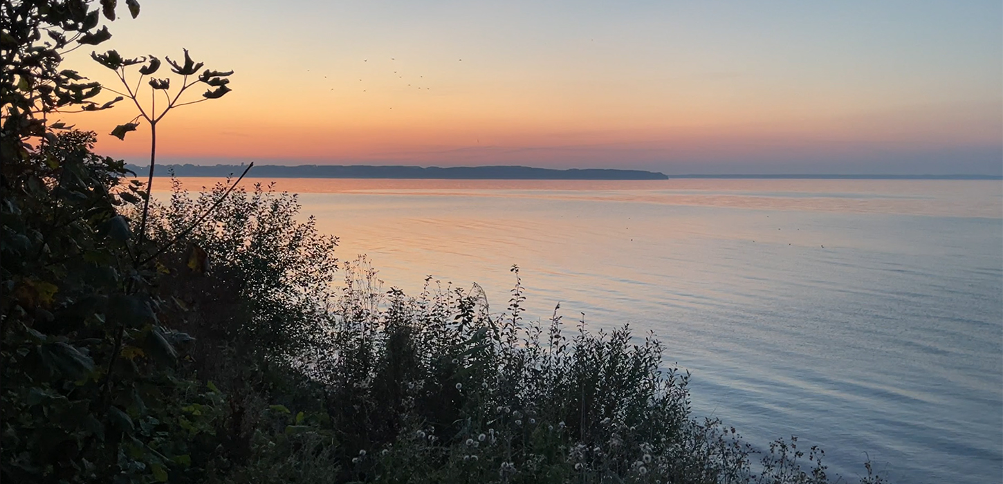 Solnedgang over Båring Vig