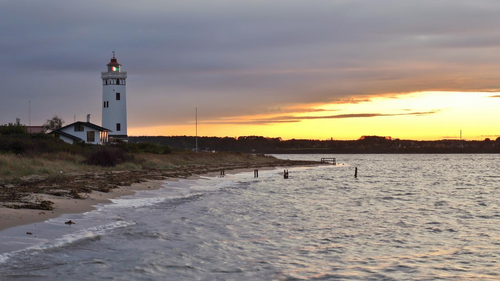 Lillebæltstien ved Strib Fyr i Middelfart