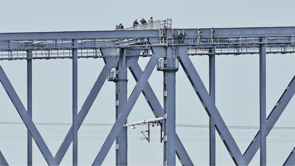 Bridgewalking på Den Gamle Lillebæltsbro