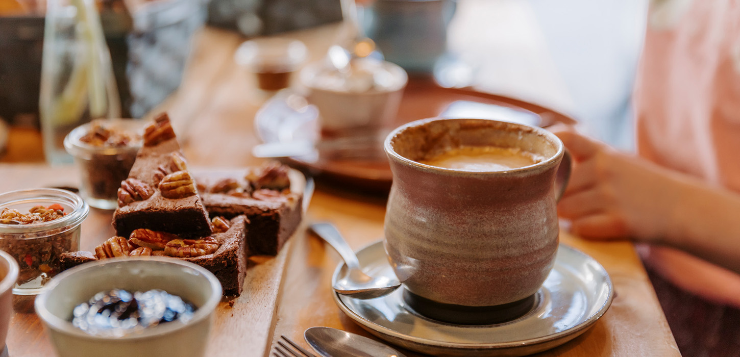 Brunch på en café i Middelfart