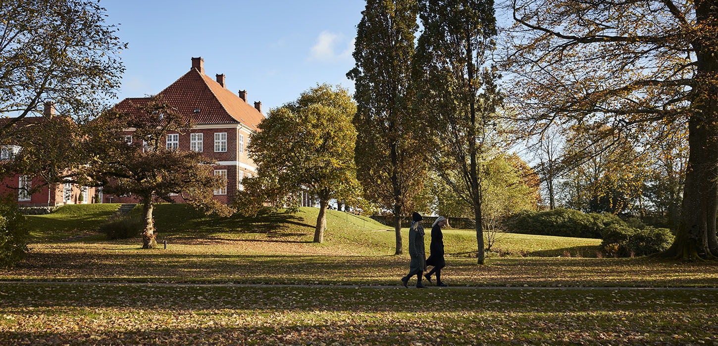 Efterårstur i Slotsparken ved Hindsgavl Slot