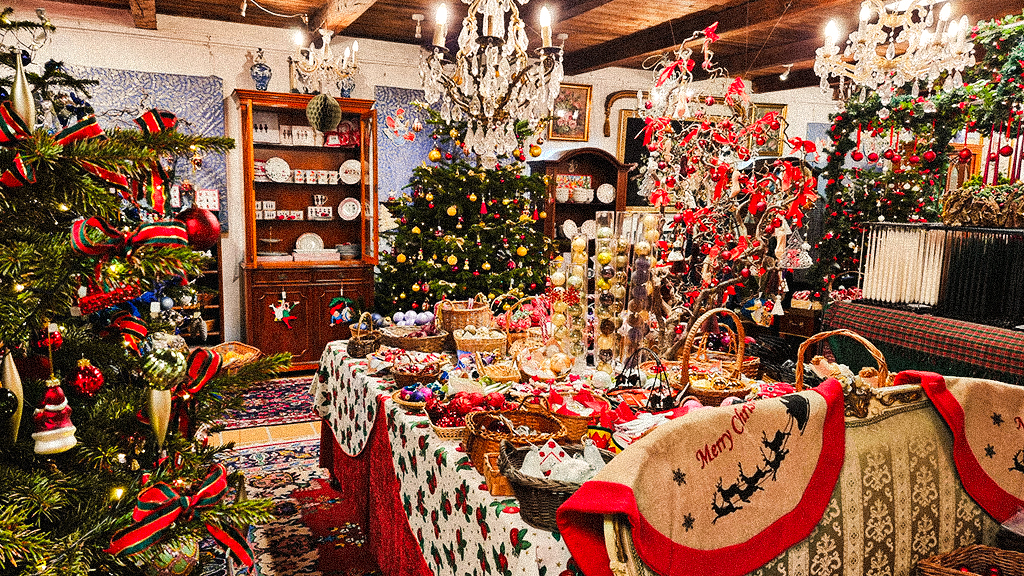 juleudstilling i humlemagasinet