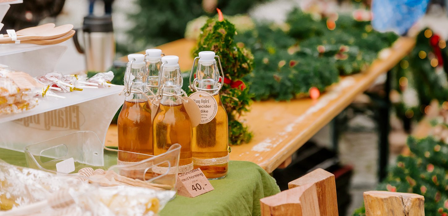 Julemarked på Nytorv i Middelfart
