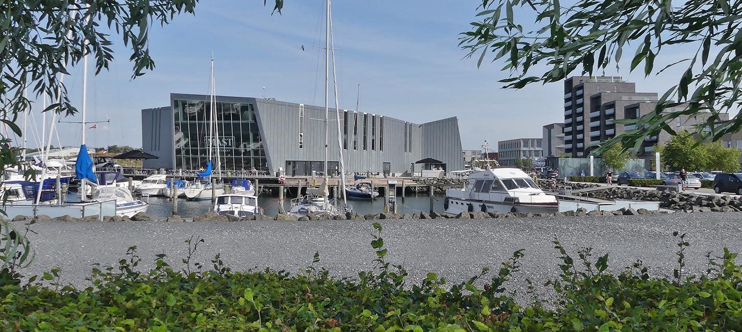 Kulturøen i midten af Nyhavn 1 og Nyhavn 2-Middelfart