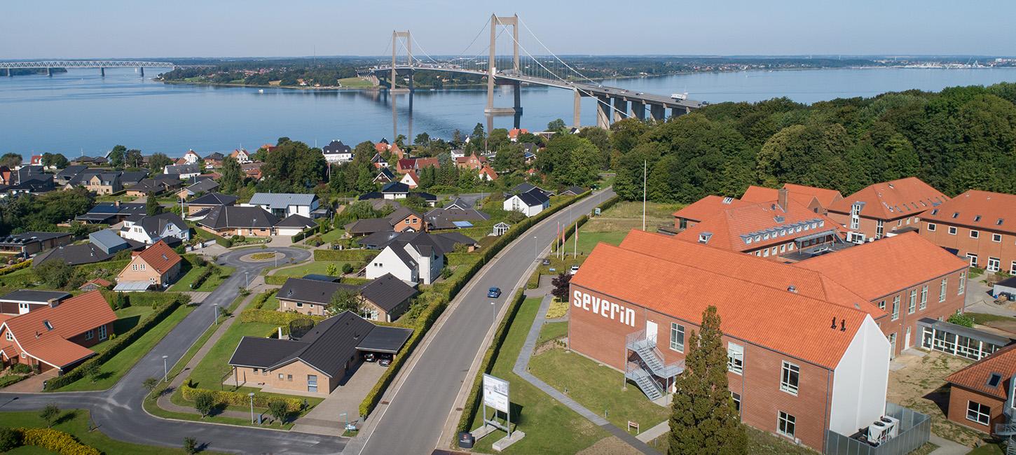 Flot udsigt over Lillebælt fra Severin i Middelfart