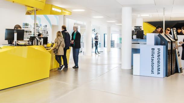 Turistinformationen i Middelfart ligger på Kulturøen