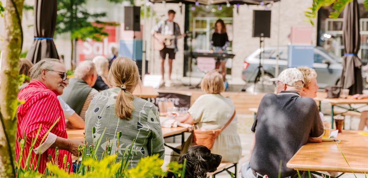Sommermusik på Nytorv i  Middelfart