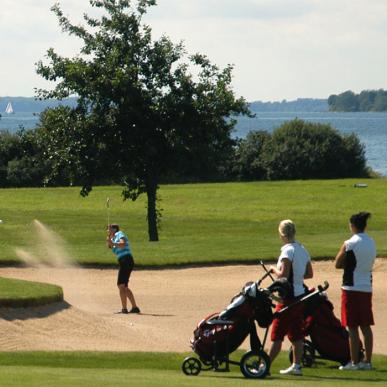 Tag på golftur til Middelfart ved Lillebælt