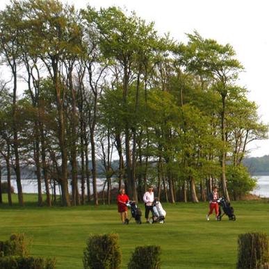 Udsigt til vandet fra Golfklubben Lillebælt Middelfart
