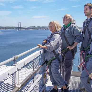 Bridgewalking - Middelfart - Happy Team
